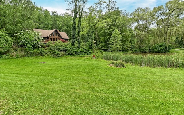 117 Oak Dr, Forward Twp But, PA 16033 - view of green lawn with a forest view