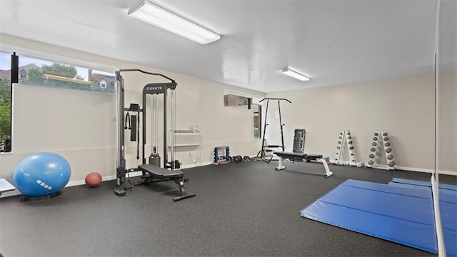 220 N Dithridge St Unit 1001, Oakland, PA 15213 - exercise room with baseboards