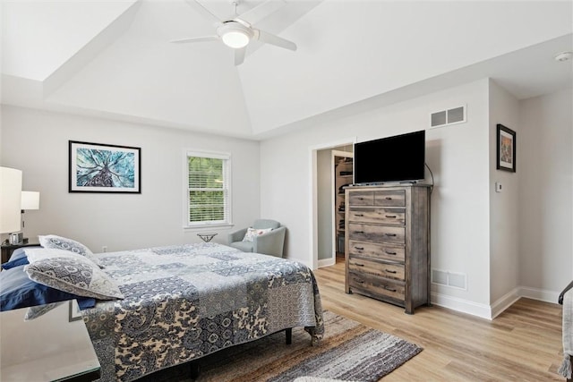1500 Zenith Ct, Upper St Clair, PA 15241 - bedroom with light wood-style floors and ceiling fan
