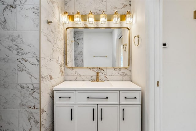 516 Division Ave, Bellevue, PA 15202 - full bath featuring vanity and a shower