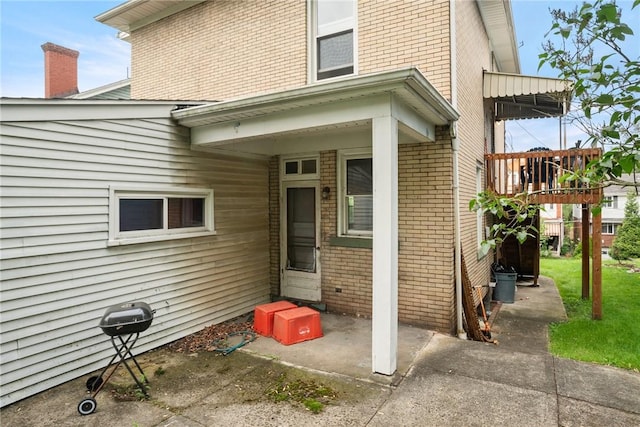 97 N Euclid Ave, Bellevue, PA 15202 - view of exterior entry featuring brick siding
