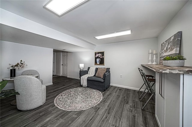 150 Dover Dr, Moon/Crescent Twp, PA 15108 - living area with wood finished floors