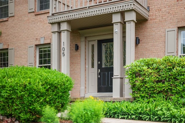105 Averys Way, Cranberry Twp, PA 16066 - view of exterior entry featuring brick siding