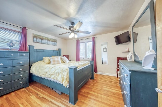 628 Illini, Monroeville, PA 15146 - bedroom with light wood-style floors and a ceiling fan
