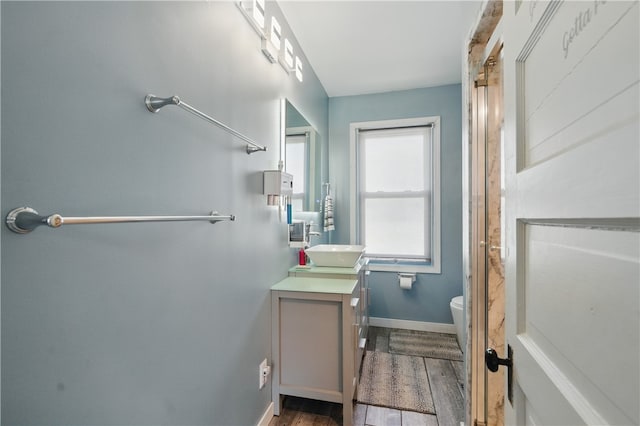 302 Midland Ave, Carnegie, PA 15106 - full bathroom with vanity and wood finished floors
