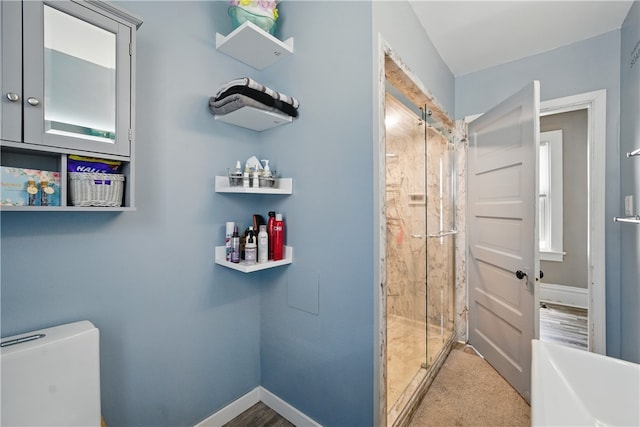 302 Midland Ave, Carnegie, PA 15106 - full bath featuring a shower stall and toilet