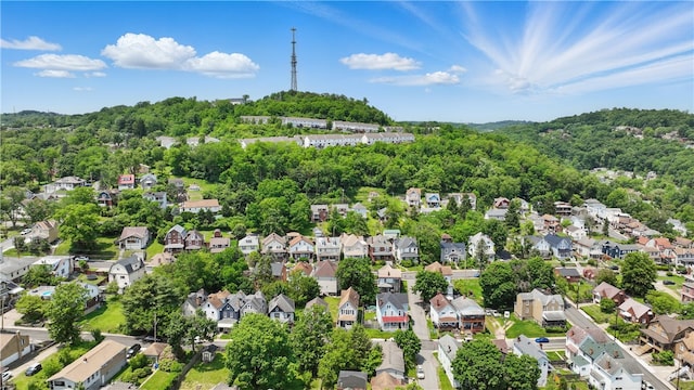 302 Midland Ave, Carnegie, PA 15106 - aerial perspective of suburban area with a forest