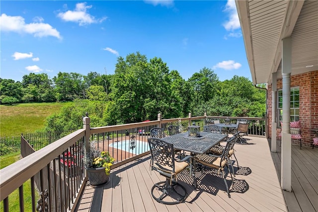 548 Lang Rd, Sewickley Heights, PA 15143 - deck featuring outdoor dining area