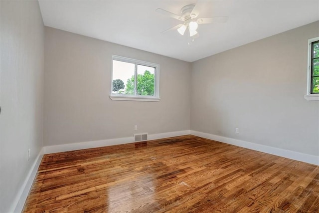 5241 Gardenville, Bethel Park, PA 15236 - unfurnished room featuring wood finished floors and ceiling fan