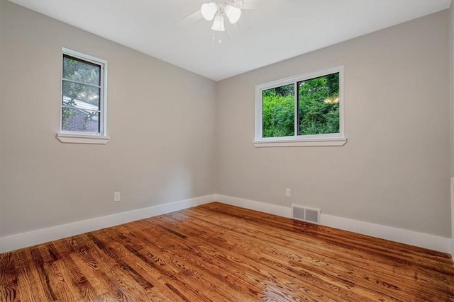 5241 Gardenville, Bethel Park, PA 15236 - unfurnished room with ceiling fan and wood finished floors