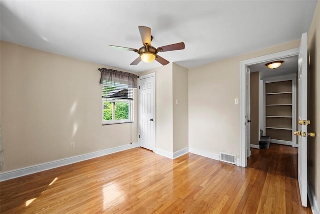 345 Franklin Dr, Peters Twp, PA 15241 - spare room featuring light wood finished floors and a ceiling fan