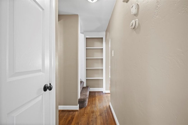 345 Franklin Dr, Peters Twp, PA 15241 - corridor featuring dark wood-style flooring and baseboards