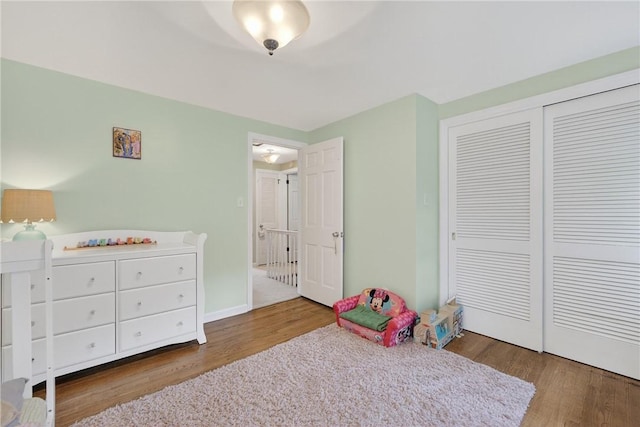 130 Kent Dr, Upper St Clair, PA 15241 - bedroom with wood finished floors and a closet
