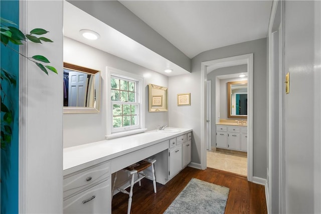 1061 Apple Hill Ln, Mccandless, PA 15101 - bathroom with vanity and wood finished floors