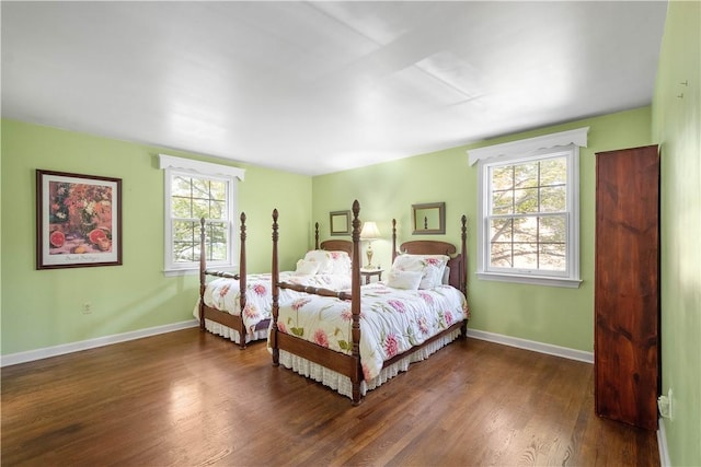 1061 Apple Hill Ln, Mccandless, PA 15101 - bedroom with dark wood-style floors and multiple windows