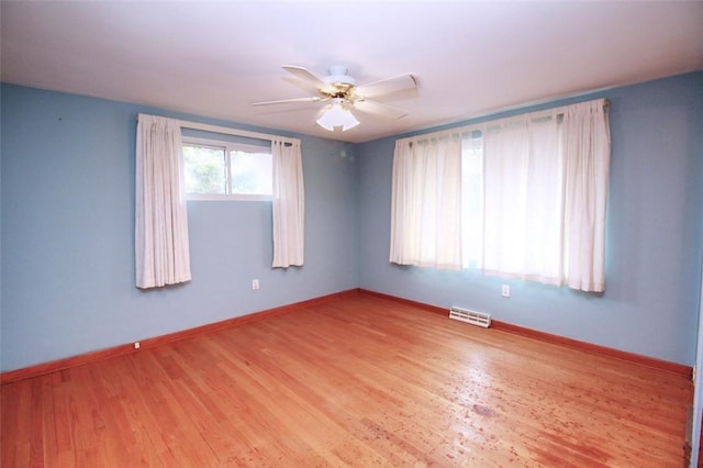 202 Dominican Way, Zelienople Boro, PA 16063 - spare room with a ceiling fan and wood finished floors