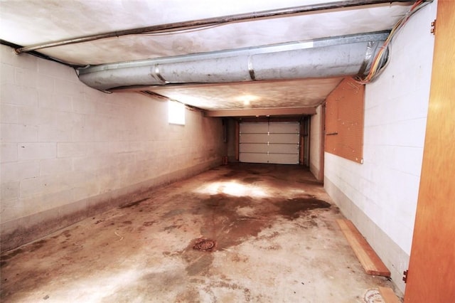 202 Dominican Way, Zelienople Boro, PA 16063 - garage featuring concrete block wall