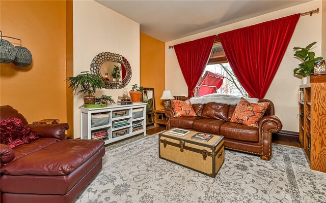 609 N Beatty, East Liberty, PA 15206 - living room featuring wood finished floors