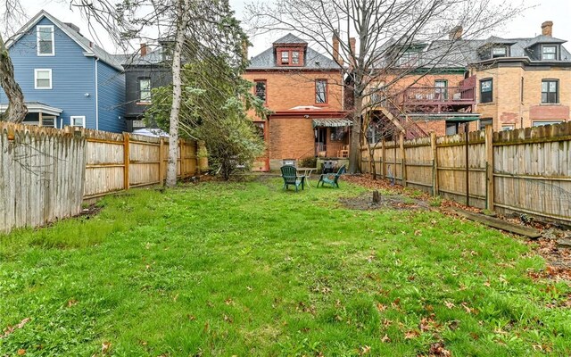 609 N Beatty, East Liberty, PA 15206 - view of fenced backyard