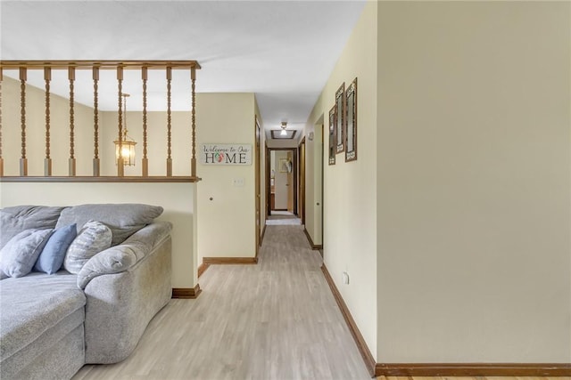 285 Old Plank Rd, City Of But Se, PA 16002 - hall with light wood-style floors and baseboards