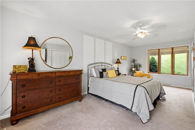 10737 Babcock Blvd, Pine Twp Nal, PA 15044 - bedroom with light colored carpet and a ceiling fan