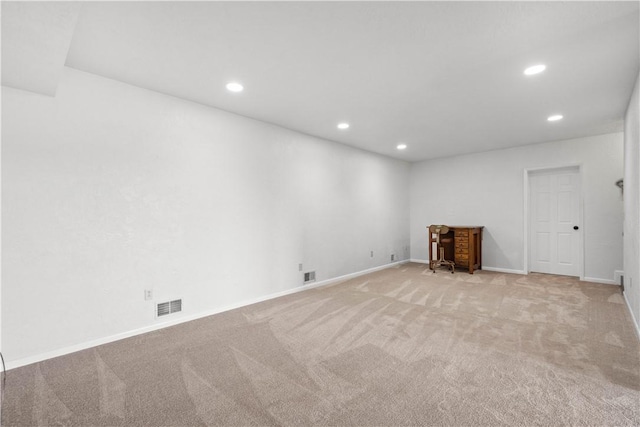 10737 Babcock Blvd, Pine Twp Nal, PA 15044 - spare room with light colored carpet and recessed lighting
