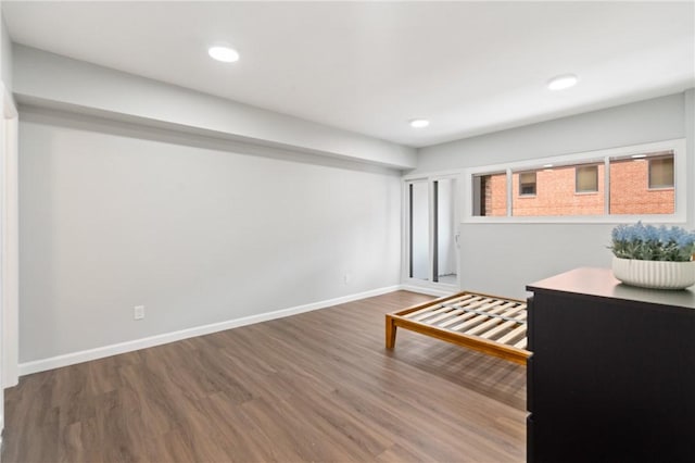 307 S Dithridge St Unit 207, Oakland, PA 15213 - living area featuring wood finished floors and recessed lighting