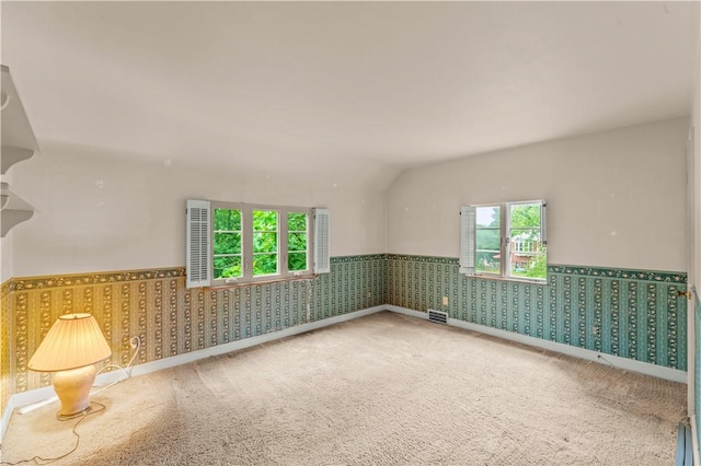 35 Redstone Ln, City Of Washington, PA 15301 - carpeted empty room with a wainscoted wall