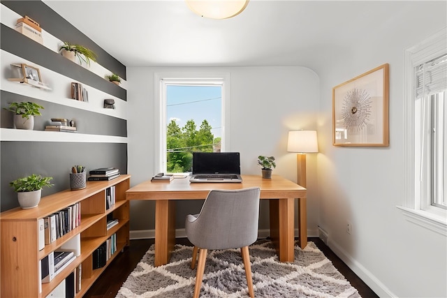 2401 Valera Ave, Carrick, PA 15210 - office featuring wood finished floors and baseboards