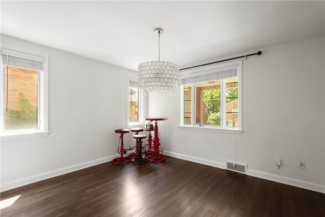 2401 Valera Ave, Carrick, PA 15210 - dining area featuring a chandelier and wood finished floors