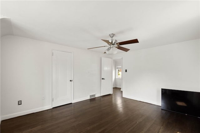 2401 Valera Ave, Carrick, PA 15210 - unfurnished living room with ceiling fan and wood finished floors