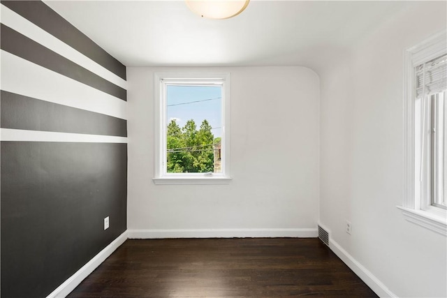 2401 Valera Ave, Carrick, PA 15210 - spare room featuring wood finished floors and baseboards