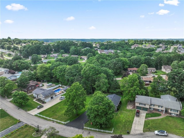 117 Heather Dr, Center Twp Bea, PA 15061 - aerial perspective of suburban area featuring a tree filled landscape
