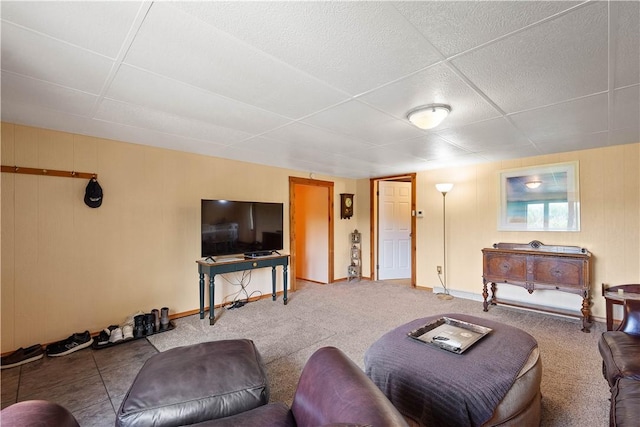 8 Leasure Way, Cecil, PA 15321 - living area with a paneled ceiling and baseboards