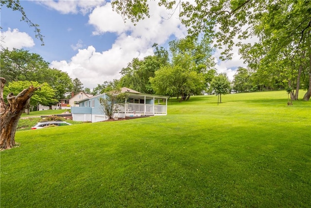 8 Leasure Way, Cecil, PA 15321 - view of grassy yard featuring covered porch