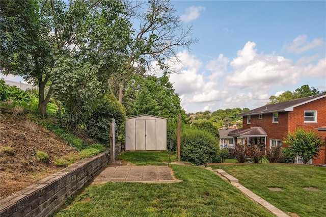 4636 Bowes Ave, West Mifflin, PA 15122 - view of green lawn featuring a storage shed