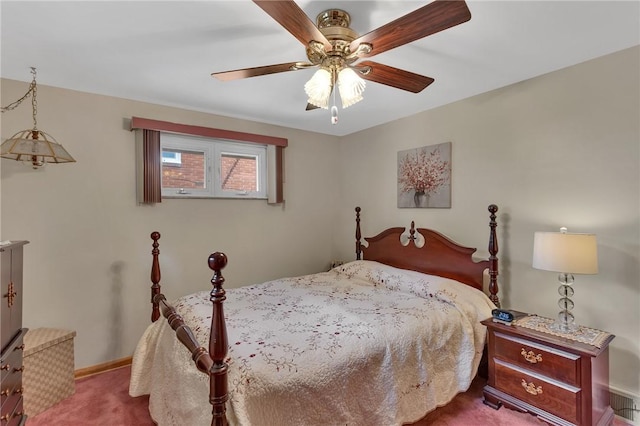 4636 Bowes Ave, West Mifflin, PA 15122 - bedroom featuring carpet floors and a ceiling fan