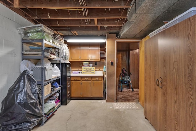 4636 Bowes Ave, West Mifflin, PA 15122 - unfinished below grade area with concrete block wall