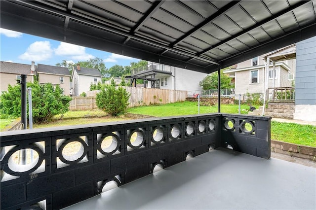 103 Church Ave, Mount Oliver, PA 15210 - view of patio / terrace with a residential view