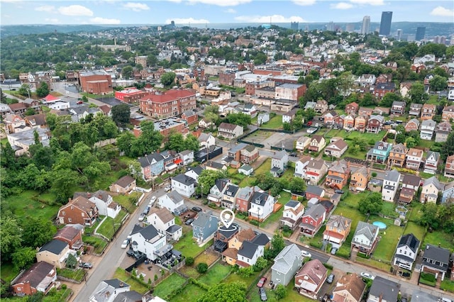 103 Church Ave, Mount Oliver, PA 15210 - aerial overview of property's location featuring nearby suburban area