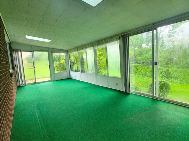 1176 Colgate Dr, Monroeville, PA 15146 - unfurnished sunroom with carpet