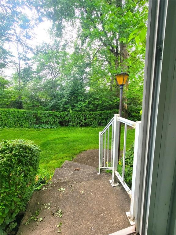 1176 Colgate Dr, Monroeville, PA 15146 - view of grassy yard with a balcony