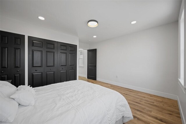 141 Blackhawk St, Squirrel Hill, PA 15218 - bedroom featuring light wood-style floors and recessed lighting