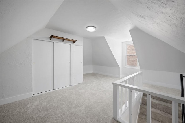 141 Blackhawk St, Squirrel Hill, PA 15218 - bonus room with lofted ceiling, carpet flooring, and a textured ceiling