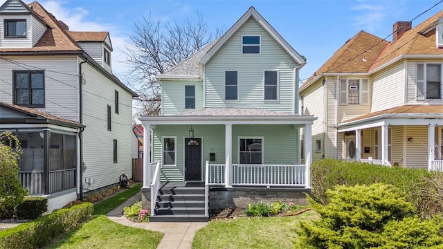 141 Blackhawk St, Squirrel Hill, PA 15218 - view of front of property with covered porch