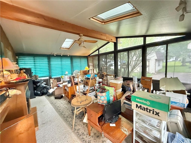 514 E Hazelcroft Ave, New Castle/2Nd, PA 16105 - sunroom with a skylight