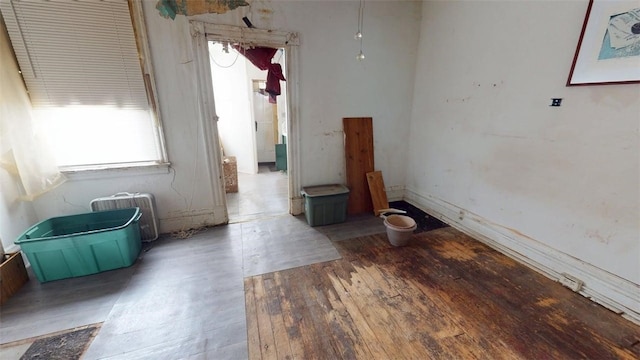 237 Wick St, Hill District, PA 15219 - spare room featuring wood finished floors