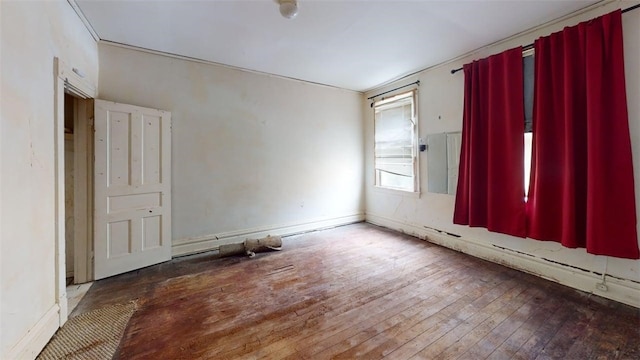237 Wick St, Hill District, PA 15219 - spare room featuring hardwood / wood-style floors and baseboards