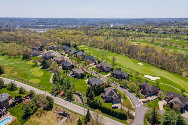 8010 Sherwood Dr, Collier Twp, PA 15142 - aerial view of residential area featuring a local golf course