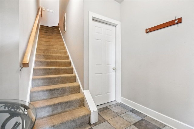 140 N Woodland Rd, Shadyside, PA 15232 - stairway featuring baseboards
